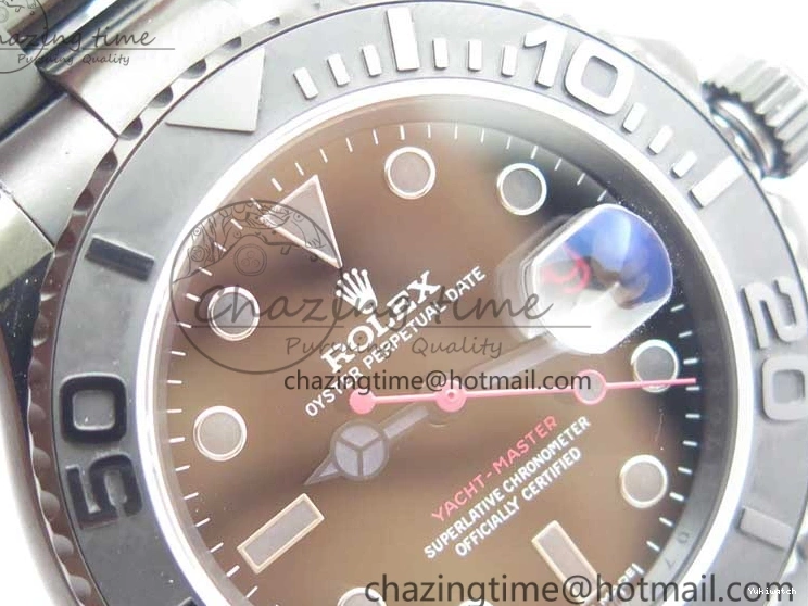 VR3135 Yacht-Master VRF Dial 116622 DLC Best Edition on Black Bracelet DLC 0425